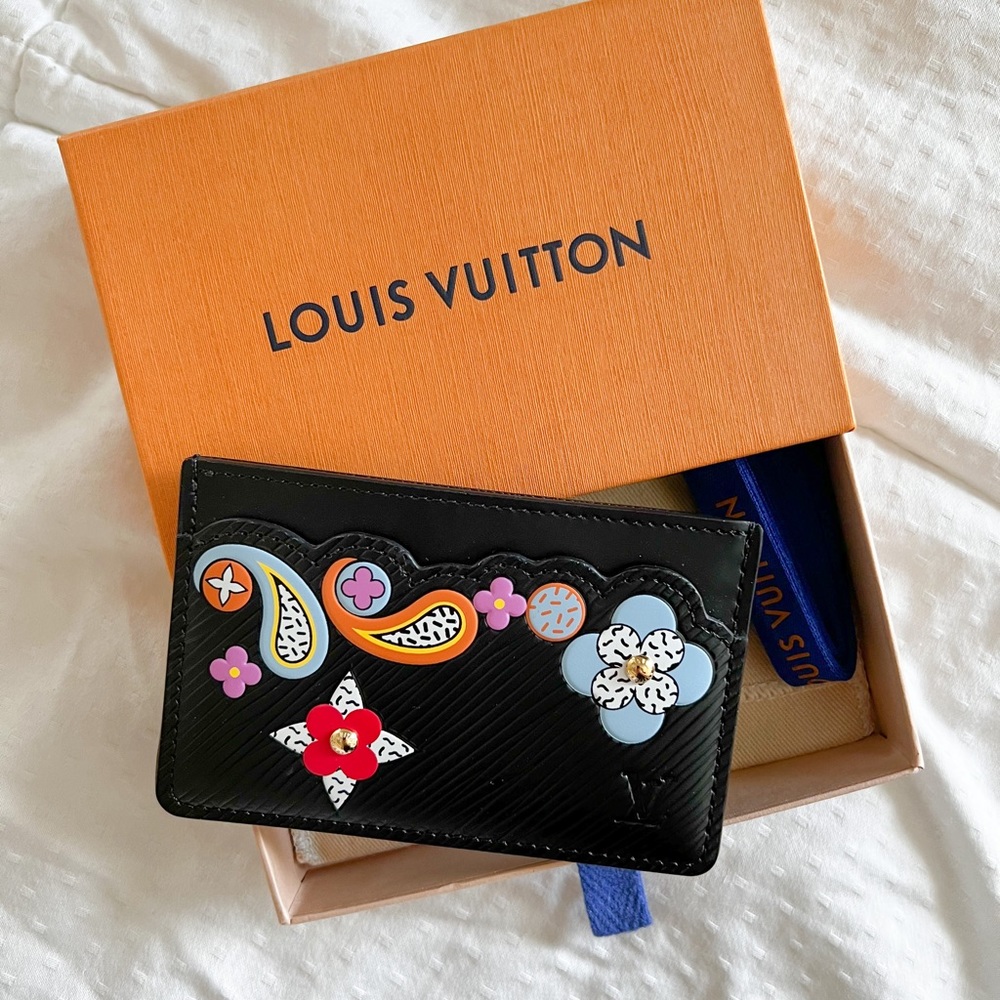 Louis Vuitton Epi Flower Remix Card Holder